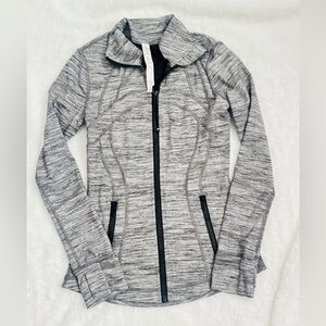 Lululemon Define Jacket gray with black  size 2